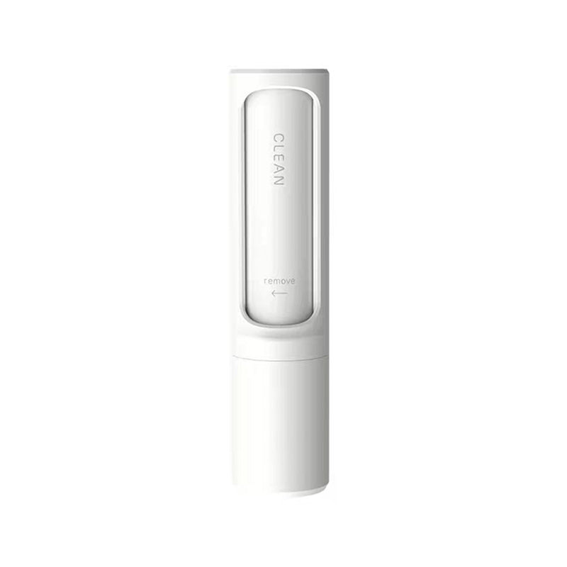 Pet hair remover brush in white