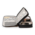 VN travel cable and tech organizer case in black
