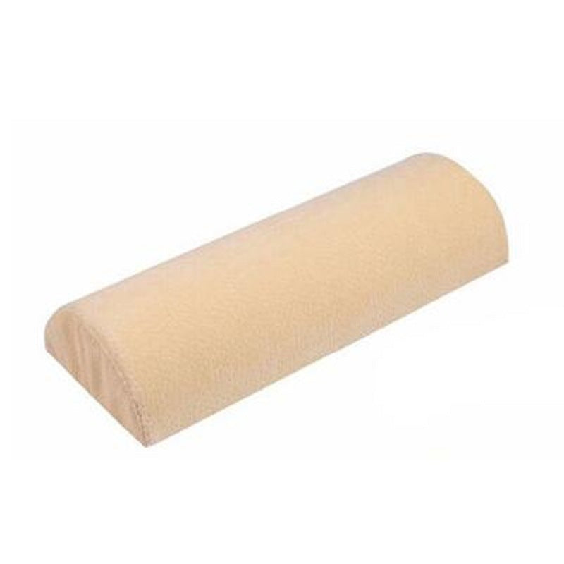 VN half-moon memory foam leg pillow in cream