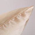 VN Satin Pillowcase, champagne satin close-up