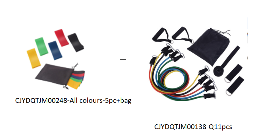 VN Mini Loop Resistance Bands, 3 Pack with Carry Bag