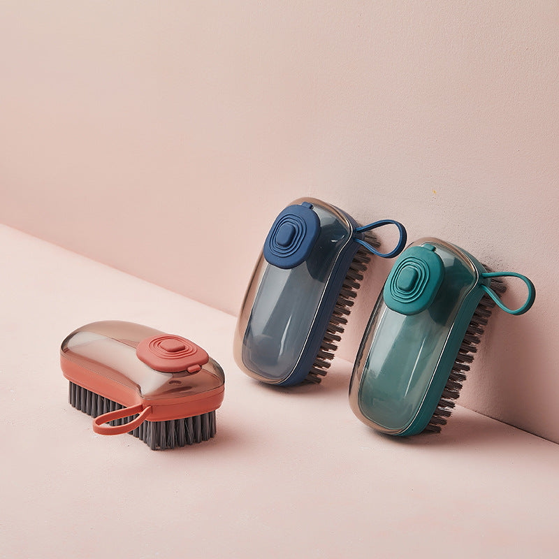 VN Soap-Dispensing Scrub Brush - Refillable Cleaning Brush