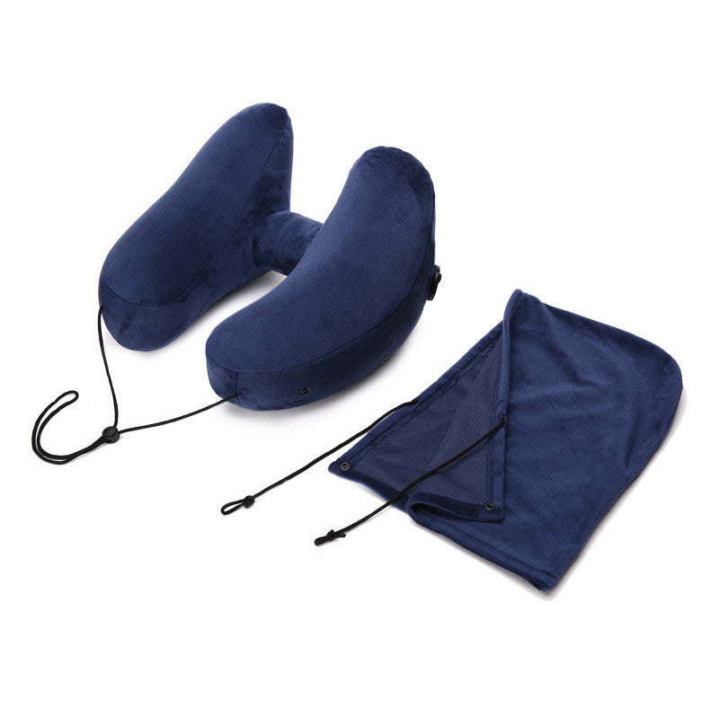 VN Inflatable H-Shape Travel Neck Pillow