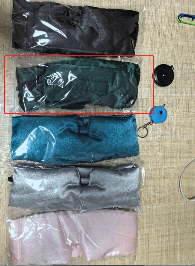 VN Satin-Feel Sleep Mask - Soft Full-Coverage Eye Mask