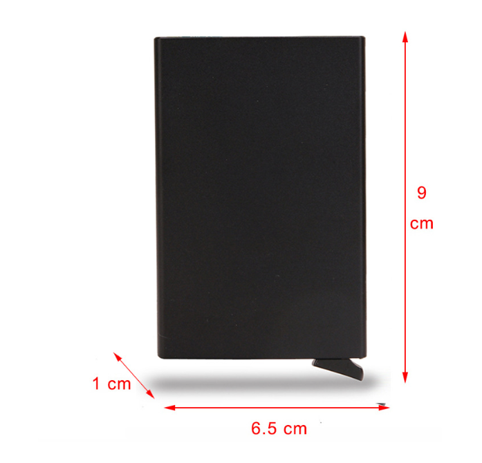 VN Pop-Up Card Holder - Slim Aluminium Card Wallet