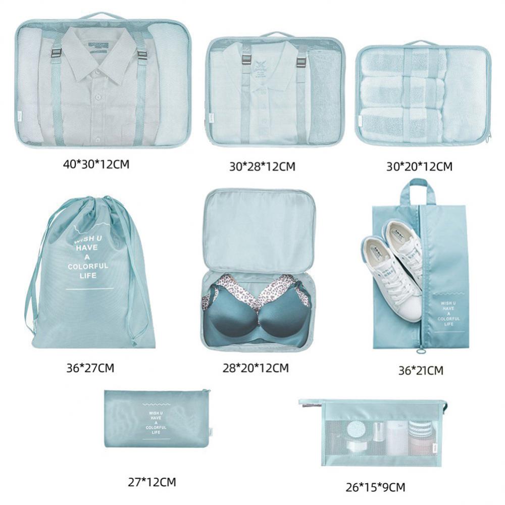 VN 8-Piece Travel Packing Cube Set