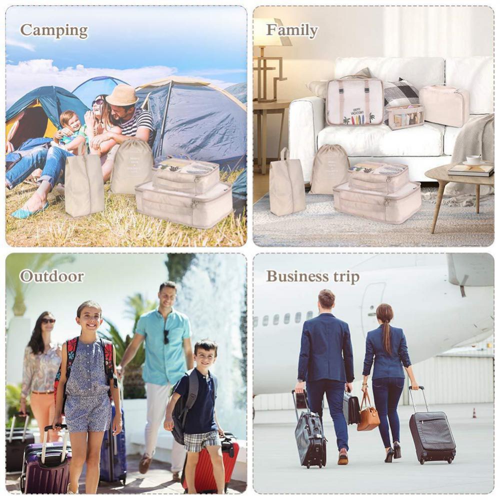 VN 8-Piece Travel Packing Cube Set